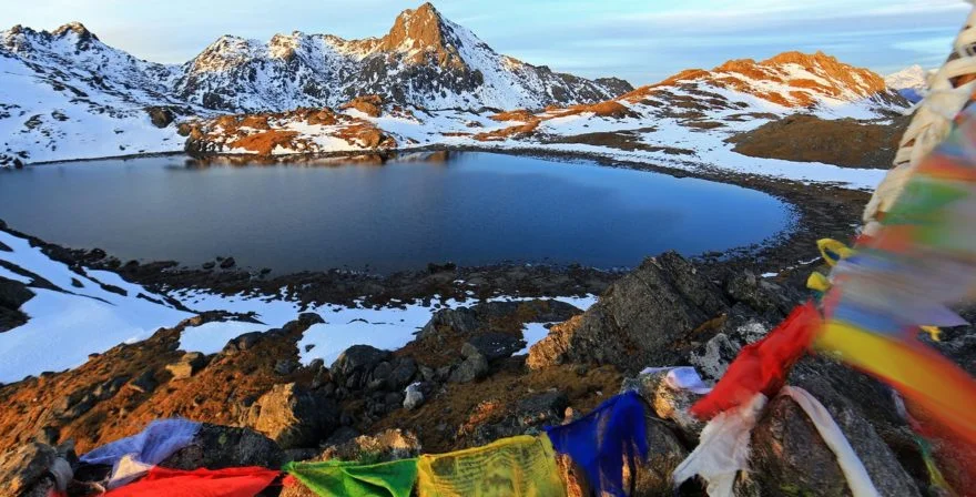 Mountain trekking in Nepal
